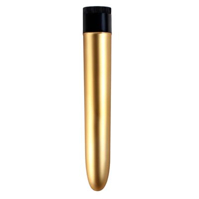 7" Golden Silver Bullet Toy ABS Bullet Vibration Massager Multi Speed