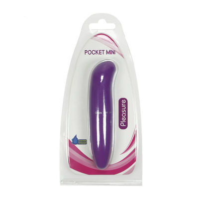 Purple CE 12cm Silicone Sex Toy Battery Operated G Spot Vibrator