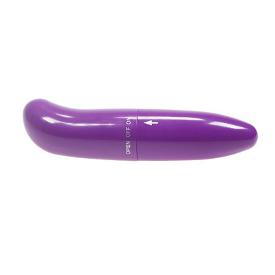 Purple CE 12cm Silicone Sex Toy Battery Operated G Spot Vibrator
