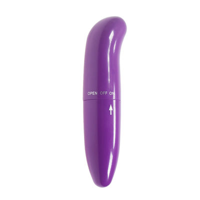 Purple CE 12cm Silicone Sex Toy Battery Operated G Spot Vibrator