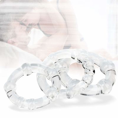 ROHS Cock Silicone Love Rings 3 Sets Penis Ring