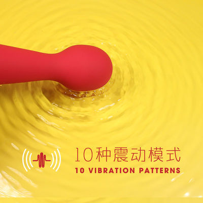 ROHS 10 Modes Rechargeable Wand Massager 4000r/min Vibrator For Girls