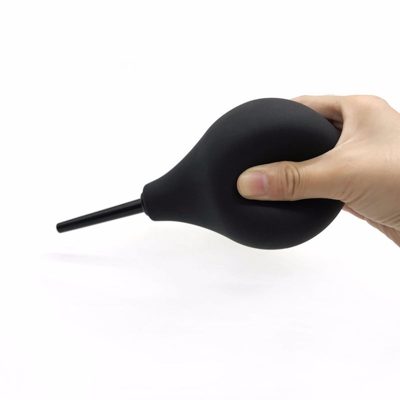 Medical PVC Inflatable Enema Bulb 220ml Silicone Anal Douche