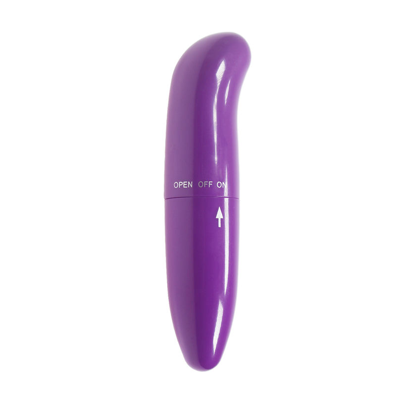 Purple CE 12cm Silicone Sex Toy Battery Operated G Spot Vibrator